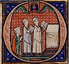 Clerics singing (c. 1260)